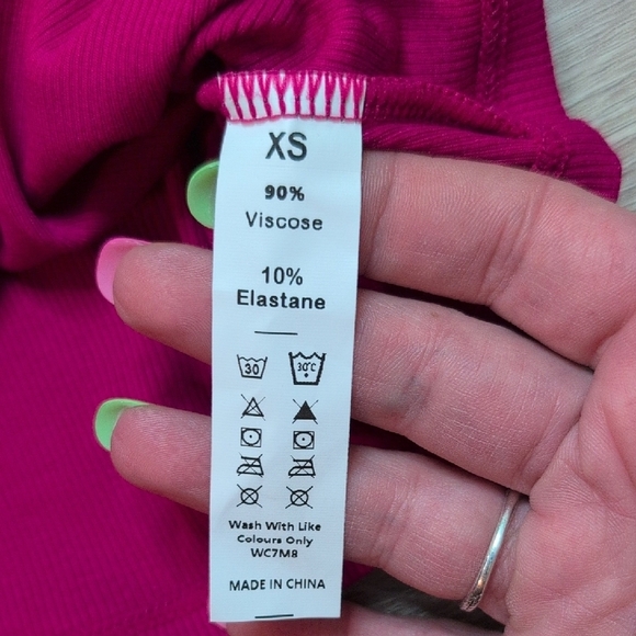 HALARA Pink Tie Front 2pc Set. NWT. X-Small - Picture 7 of 8